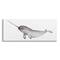 Stupell Industries Baby Narwhal Watercolor Painting Children's Nursery Aquatic Animal Canvas Wall Art